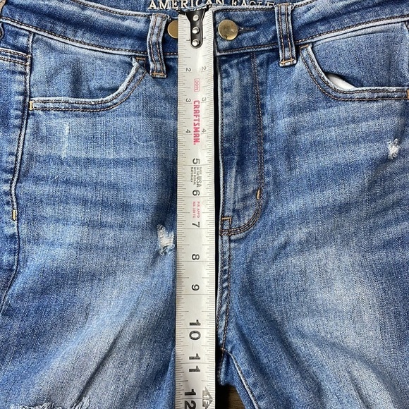 American Eagle Women’s Distressed Highest Rise Jegging, size 4 - Picture 7 of 13